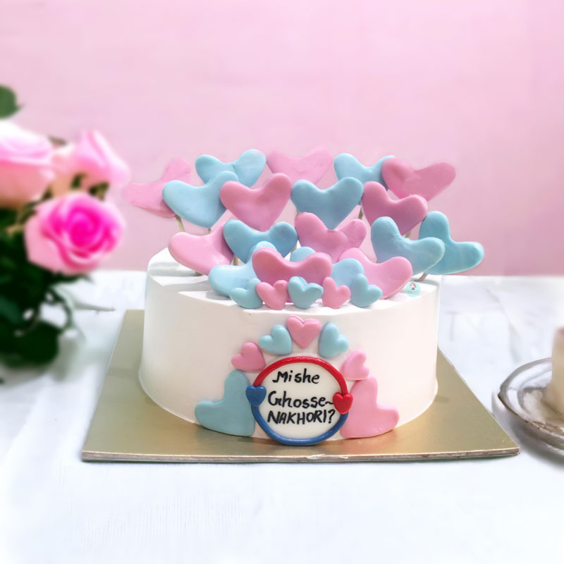 Pink-And-Blue-Hearts-Cake